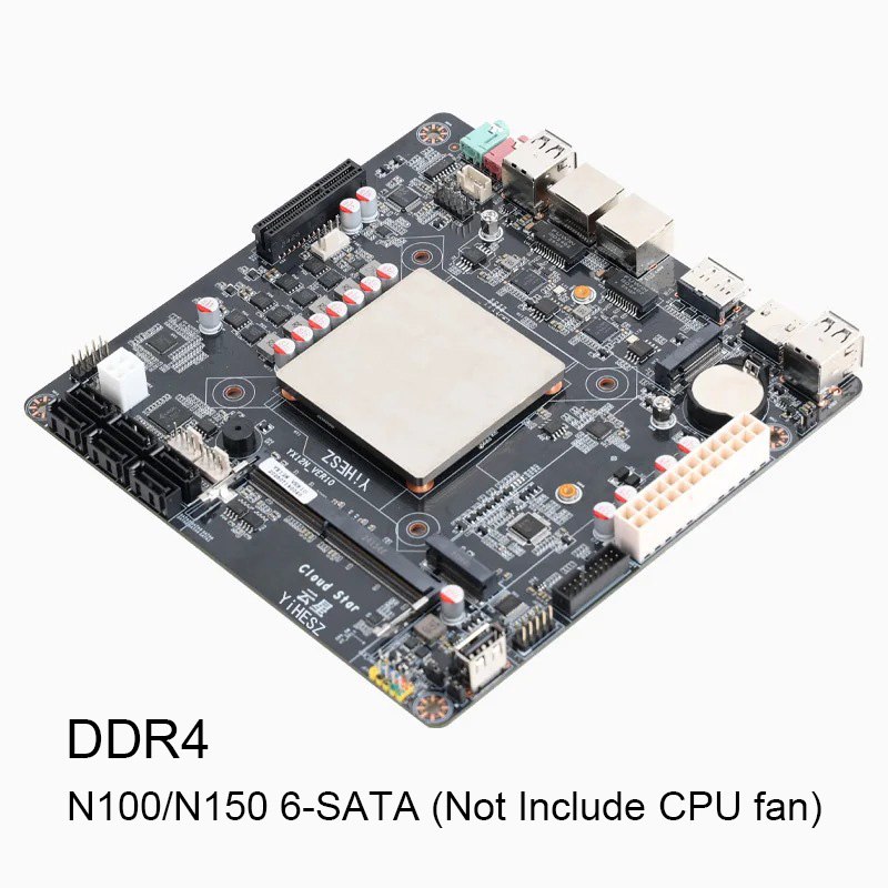 Nas Motherboard N100 6 Sata - Placa Base NAS de 6 Bahías