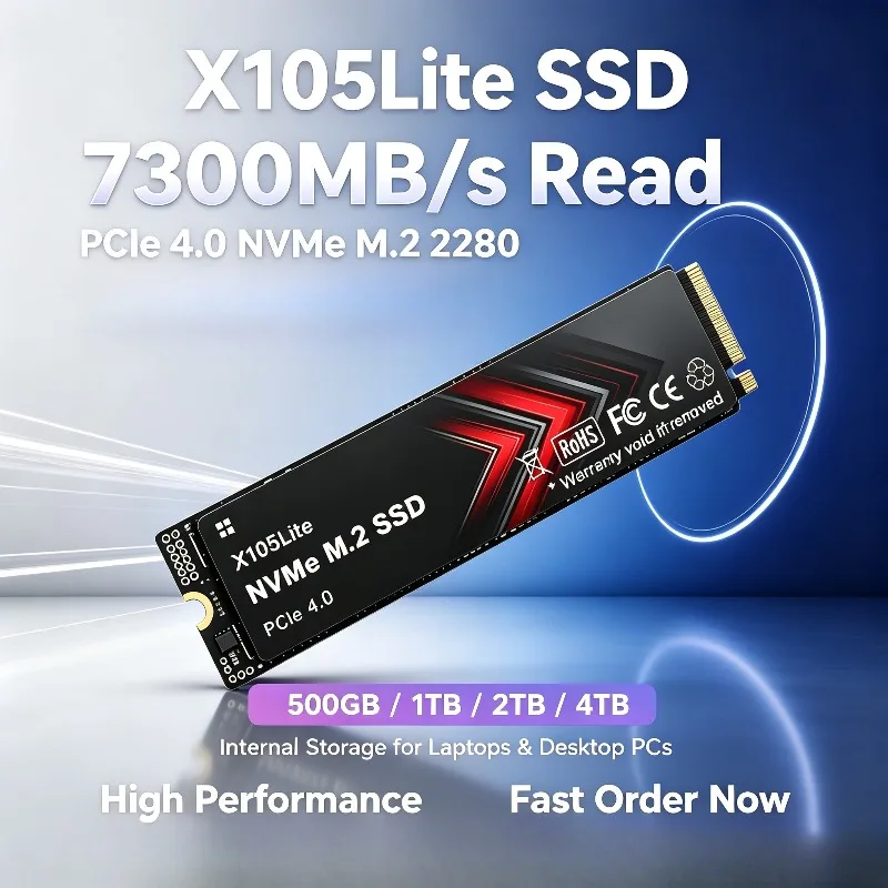 NUEVO X105Lite 500GB-4TB PCIe  - M.2 Nvme 4Tb Pcie 4.0 Ssd reseña y precio