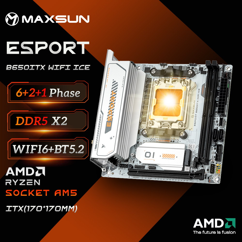 Placa base MAXSUN B650M ITX AM - B650 Itx Motherboard Wifi reseña y precio