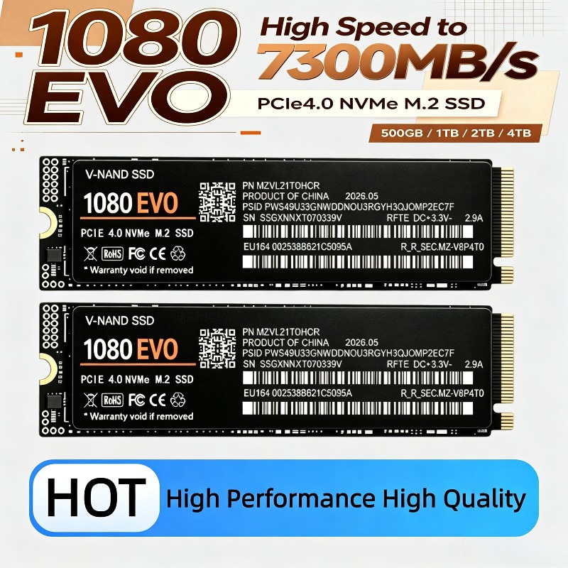 2026, NUEVO SSD interno 1080 E - M.2 Nvme 4Tb Pcie 4.0 Ssd reseña y precio