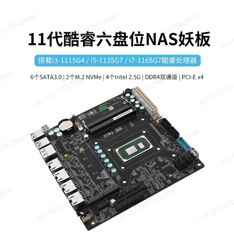 Placa Base NAS Escalable de 10 - Nas Motherboard N100 6 Sata reseña y precio