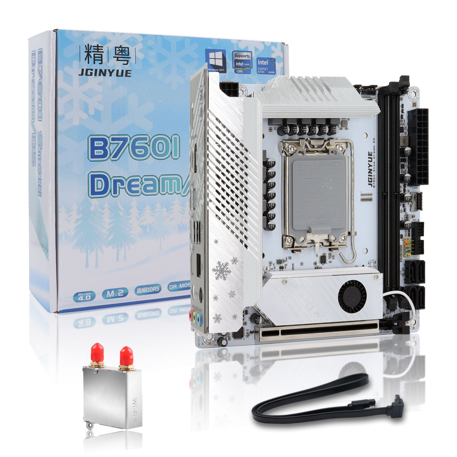 Placa base JGINYUE B760 Mini I - Lga 1700 Ddr5 Itx Motherboard reseña y precio