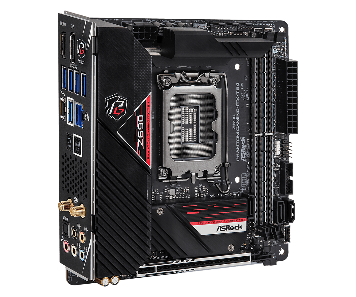 Placa base ASROCK Z690 Phantom - Lga 1700 Ddr5 Itx Motherboard reseña y precio
